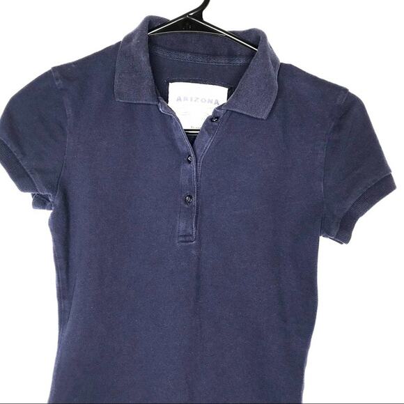 Arizona Jean Co. Kids Favorite Polo Cap Sleeve Tee - Picture 1 of 8